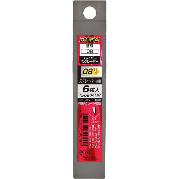 OLFA XBSCR-08 Hyper Scraper Replacement Blades, 10-Piece Set, Alloy Steel - Picture 1 of 4